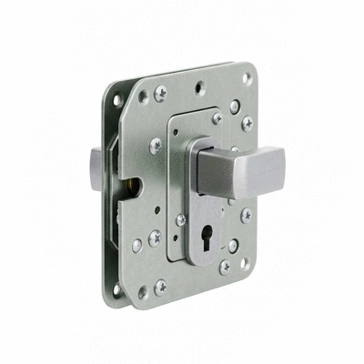 Close-up of a well-maintained door lock mechanism