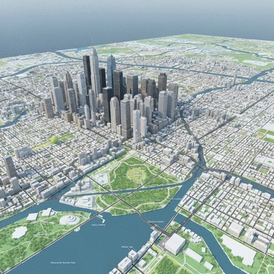 Plan de sécurité commercial avec icônes de cadenas et caméras